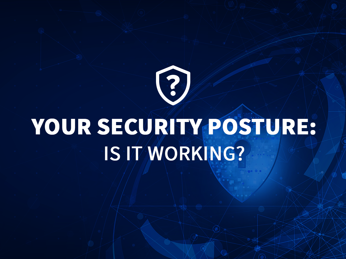 Your Security Posture: Is it Working?