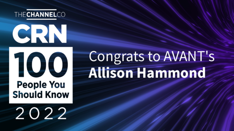 AVANT’s Allison Hammond Honored by CRN